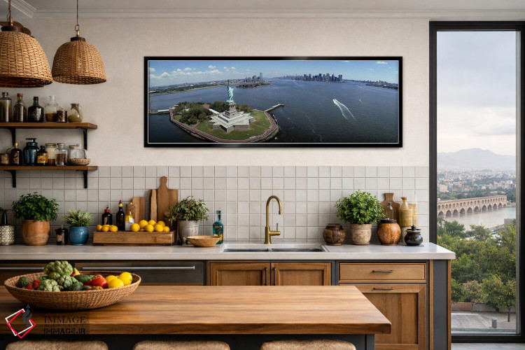 تابلو دکوراتیو Statue of Liberty, New York City, New York State, USA #… اثر پانورامیک ایمجز - D3B