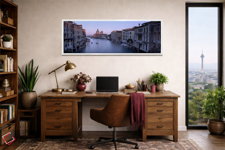 تابلو دکوراتیو Santa Maria Della Salute, Venice, Italy #2,ساختمان های… اثر پانورامیک ایمجز - D2W