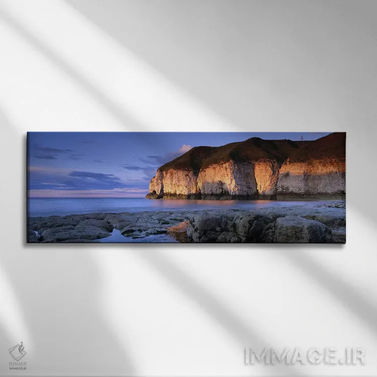 تابلو دکوراتیو Thornwick Bay, Yorkshire, England, United Kingdom,صخره… اثر پانورامیک ایمجز - نمای روبهرو روی دیوار