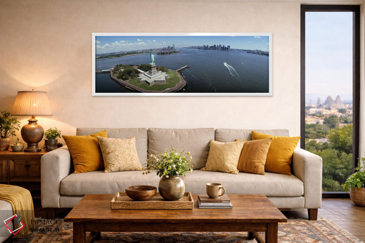 تابلو دکوراتیو Statue of Liberty, New York City, New York State, USA #… اثر پانورامیک ایمجز - D5W