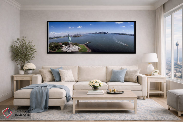 تابلو دکوراتیو Statue of Liberty, New York City, New York State, USA,ن… اثر پانورامیک ایمجز - D6B