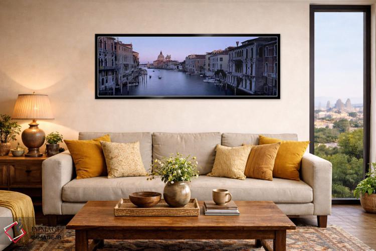 تابلو دکوراتیو Santa Maria Della Salute, Venice, Italy #2,ساختمان های… اثر پانورامیک ایمجز - D6B