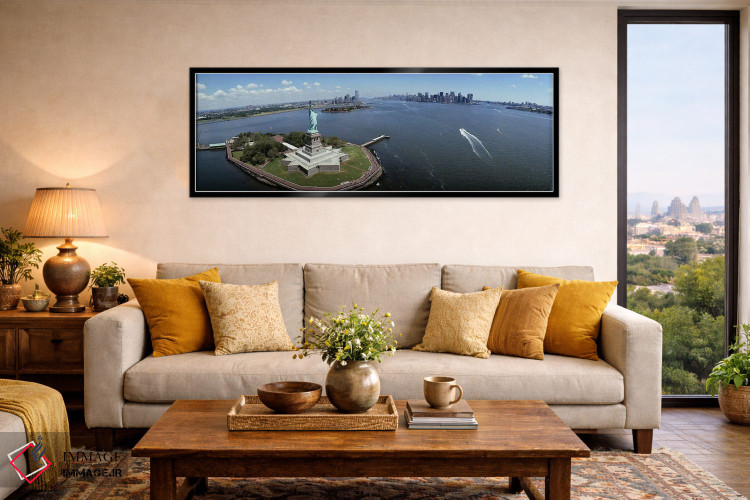 تابلو دکوراتیو Statue of Liberty, New York City, New York State, USA #… اثر پانورامیک ایمجز - D6B