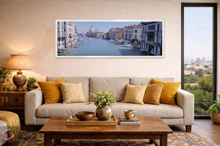 تابلو دکوراتیو Santa Maria Della Salute, Venice, Italy,ساختمان های کنا… اثر پانورامیک ایمجز - D5W