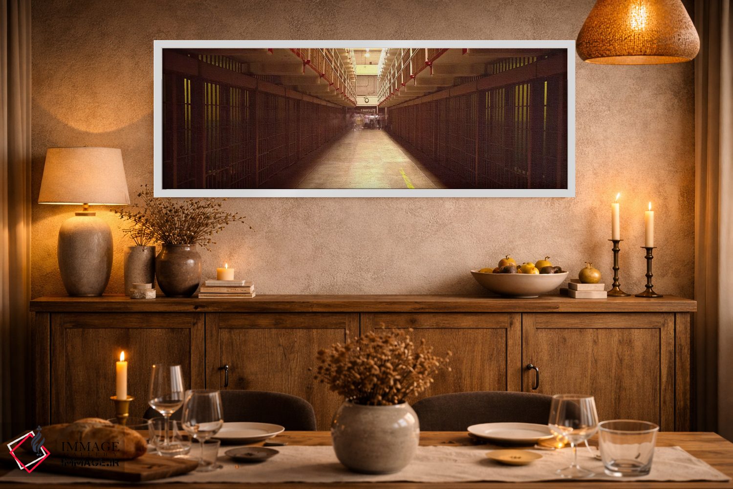 تابلو دکوراتیو Alcatraz Island, San Francisco, California, USA,بلوک سل… اثر پانورامیک ایمجز - D1W