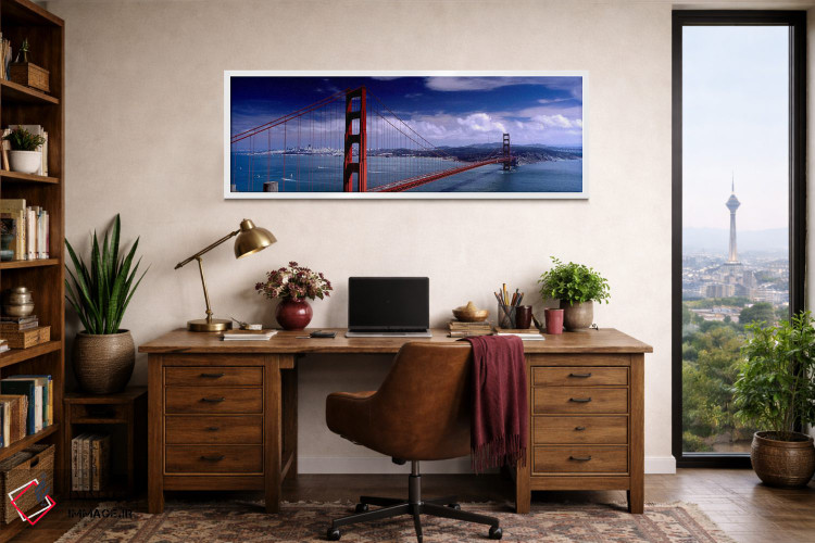 تابلو دکوراتیو Golden Gate Bridge, San Francisco, California, USA,پل ر… اثر پانورامیک ایمجز - D1W