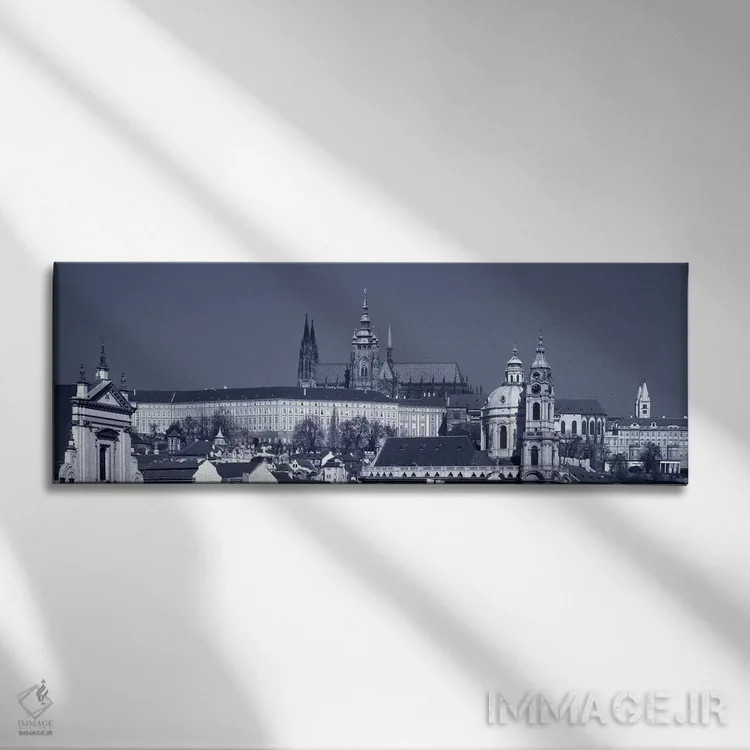 تابلو دکوراتیو Hradcany Castle, St. Nicholas Church, Prague, Czech Rep… اثر پانورامیک ایمجز - نمای روبهرو روی دیوار