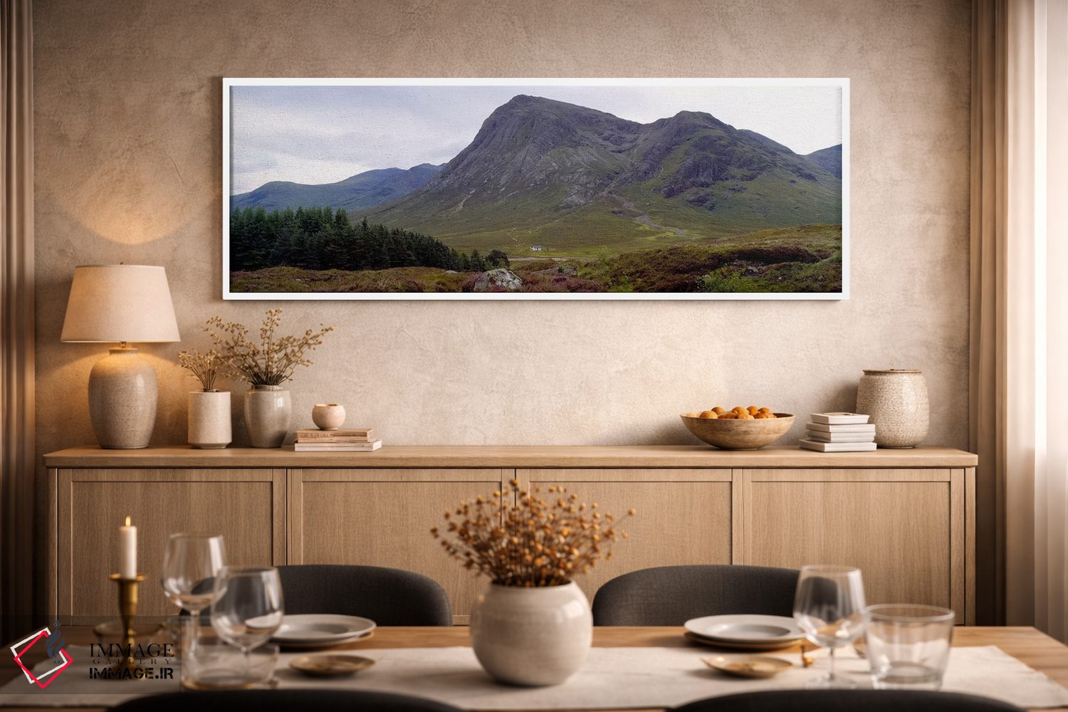 تابلو دکوراتیو Glen Coe, Highlands, Scotland, United Kingdom,منظره کوه… اثر پانورامیک ایمجز - D1W