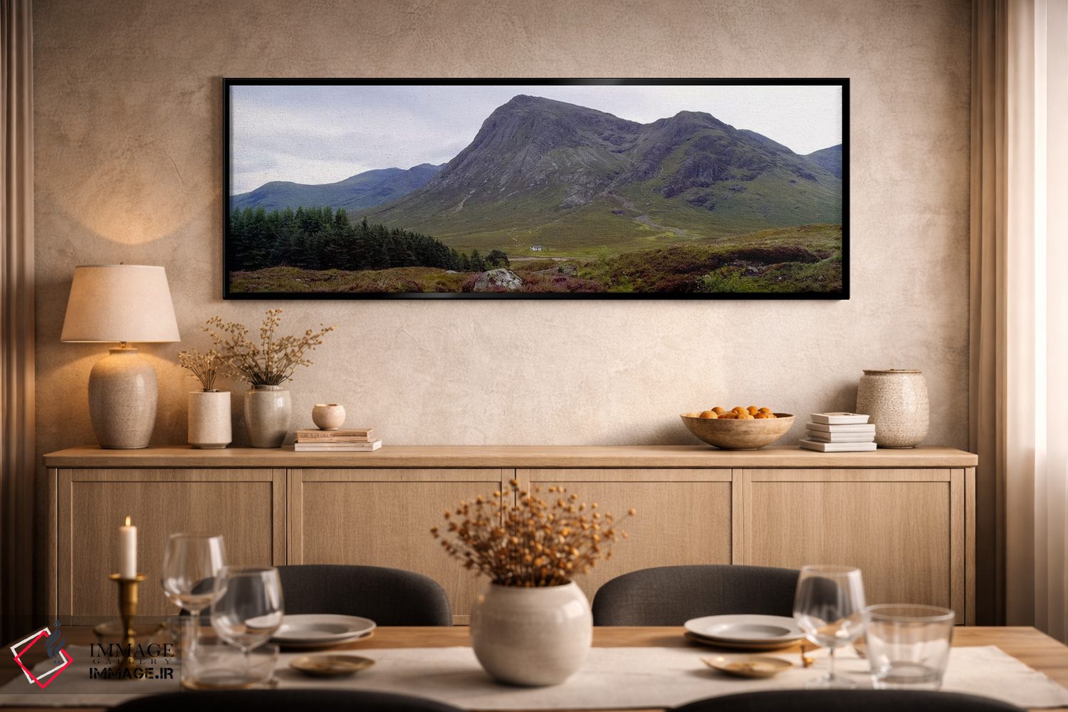 تابلو دکوراتیو Glen Coe, Highlands, Scotland, United Kingdom,منظره کوه… اثر پانورامیک ایمجز - D2B