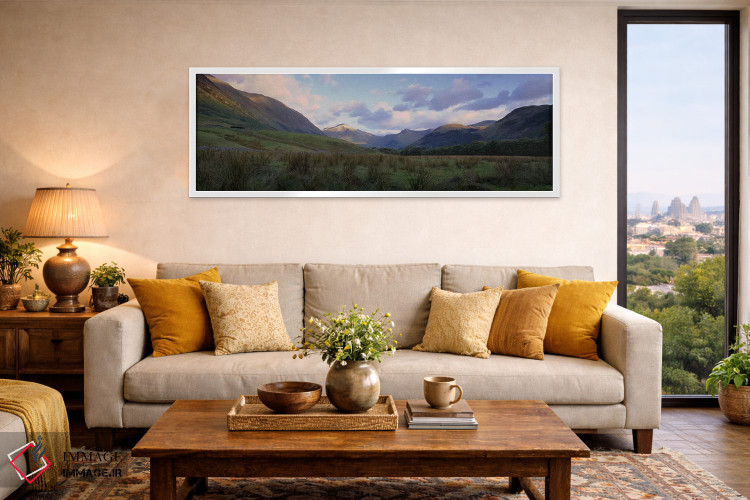 تابلو دکوراتیو Glen Nevis, Highlands, Scotland, United Kingdom,منظره د… اثر پانورامیک ایمجز - D5W