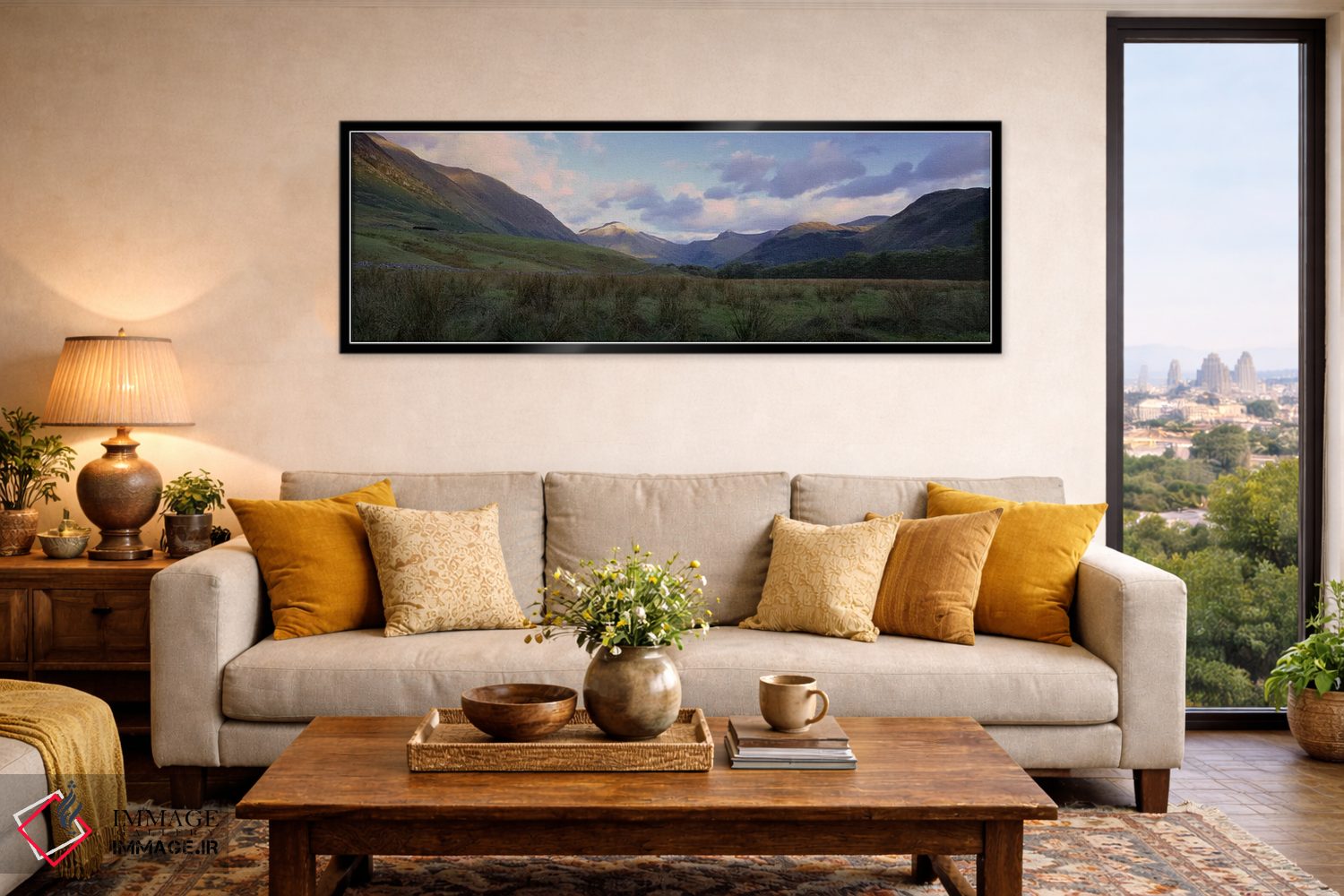 تابلو دکوراتیو Glen Nevis, Highlands, Scotland, United Kingdom,منظره د… اثر پانورامیک ایمجز - D6B