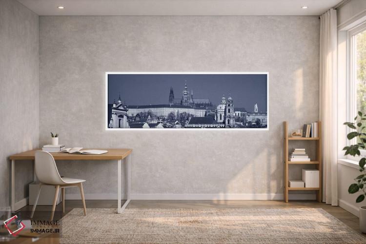 تابلو دکوراتیو Hradcany Castle, St. Nicholas Church, Prague, Czech Rep… اثر پانورامیک ایمجز - D1W