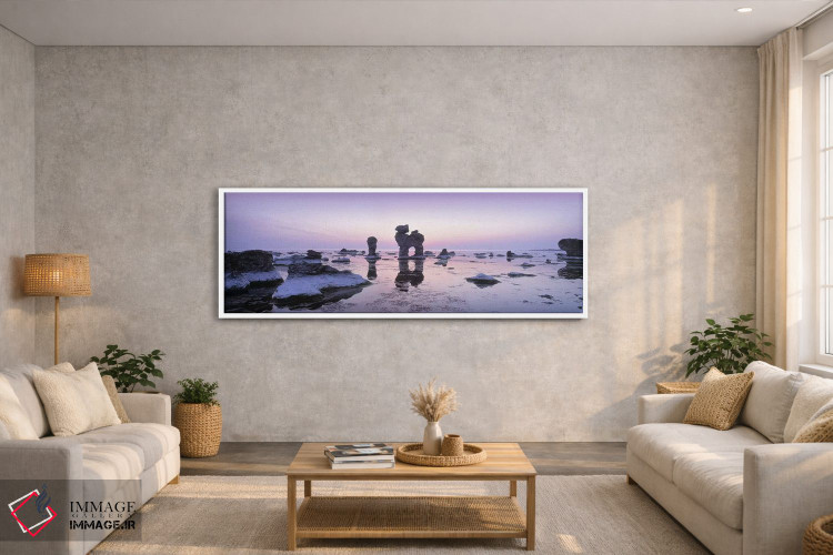 تابلو دکوراتیو Faro, Gotland, Sweden,راکس در ساحل، فارو، گوتلاند، سوئد اثر پانورامیک ایمجز - D2W