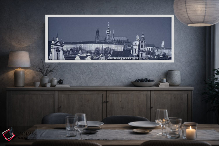 تابلو دکوراتیو Hradcany Castle, St. Nicholas Church, Prague, Czech Rep… اثر پانورامیک ایمجز - D3W