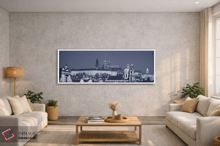 تابلو دکوراتیو Hradcany Castle, St. Nicholas Church, Prague, Czech Rep… اثر پانورامیک ایمجز - D2W
