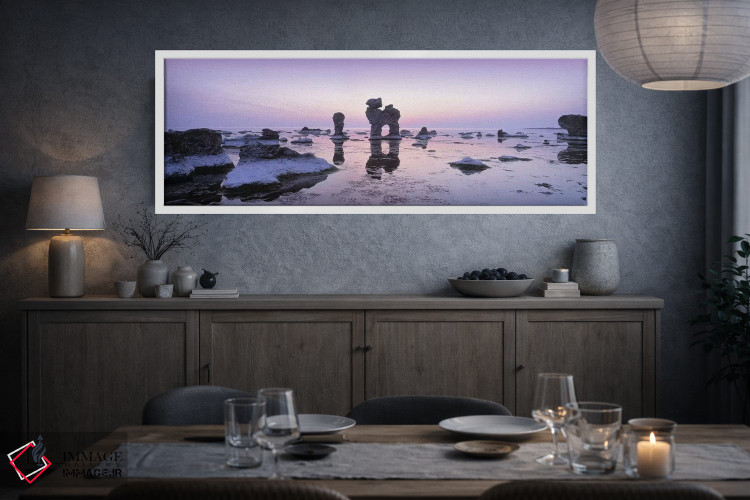 تابلو دکوراتیو Faro, Gotland, Sweden,راکس در ساحل، فارو، گوتلاند، سوئد اثر پانورامیک ایمجز - D3W