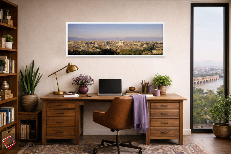 تابلو دکوراتیو Rome, Lazio, Italy,نمای بالا، رم، لاتزیو، ایتالیا اثر پانورامیک ایمجز - D1W