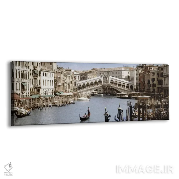 تابلو دکوراتیو Venice, Veneto, Italy,پل ریالتو، ونیز، ونتو، ایتالیا اثر پانورامیک ایمجز - نمای پرسپکتیو محصول