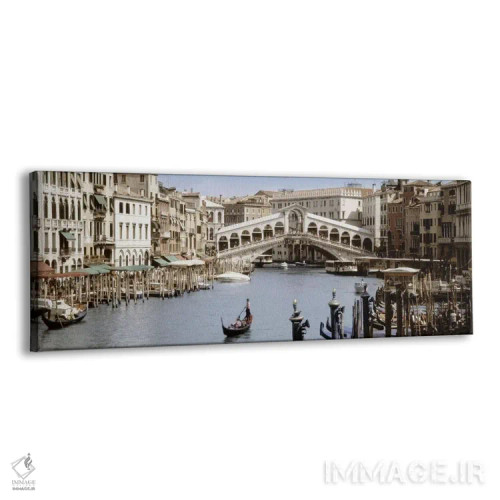 تابلو دکوراتیو Venice, Veneto, Italy,پل ریالتو، ونیز، ونتو، ایتالیا اثر پانورامیک ایمجز - نمای پرسپکتیو محصول