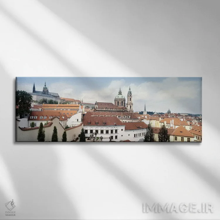 تابلو دکوراتیو St. Nicholas Church, Mala Strana, Prague, Czech Republi… اثر پانورامیک ایمجز - نمای روبهرو روی دیوار