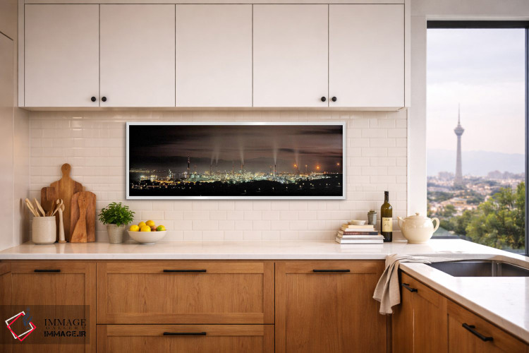 تابلو دکوراتیو San Roque, Cadiz, Andalusia, Spain,پالایشگاه جبل الطارق… اثر پانورامیک ایمجز - D3W