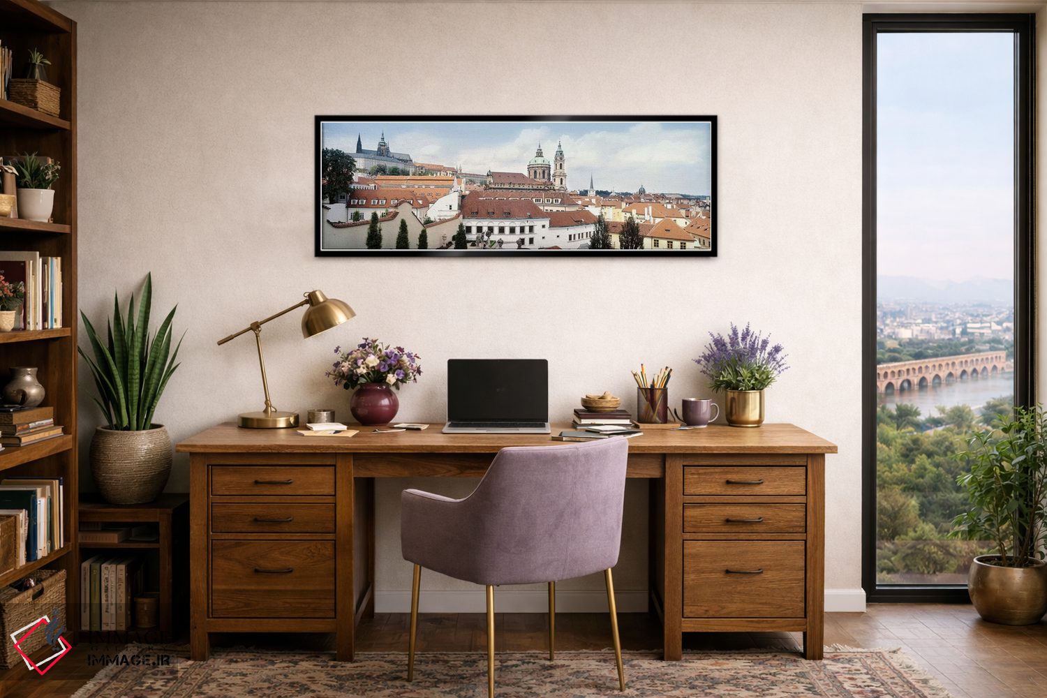 تابلو دکوراتیو St. Nicholas Church, Mala Strana, Prague, Czech Republi… اثر پانورامیک ایمجز - D2B