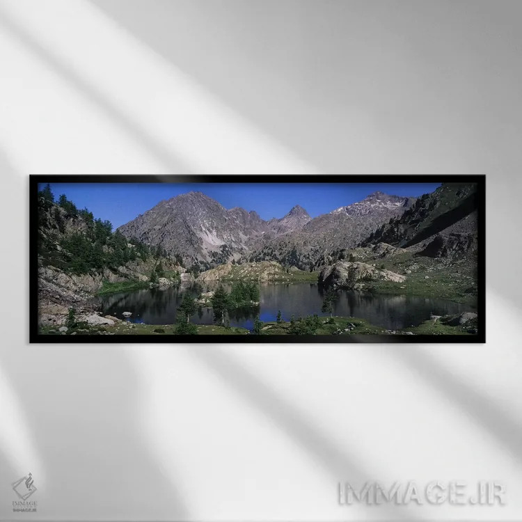 تابلو دکوراتیو Mercantour National Park, France,منظره کوهستانی، پارک م… اثر پانورامیک ایمجز - نمای قابدار مشکی