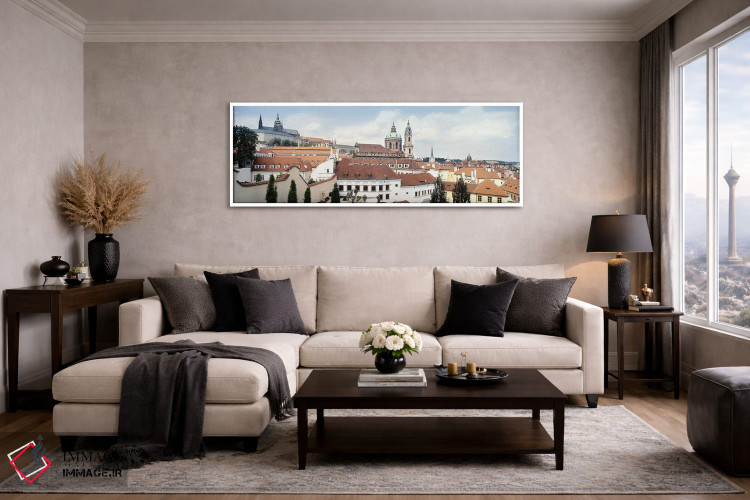 تابلو دکوراتیو St. Nicholas Church, Mala Strana, Prague, Czech Republi… اثر پانورامیک ایمجز - D4W