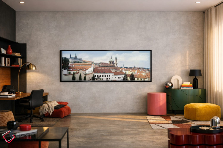 تابلو دکوراتیو St. Nicholas Church, Mala Strana, Prague, Czech Republi… اثر پانورامیک ایمجز - D6B
