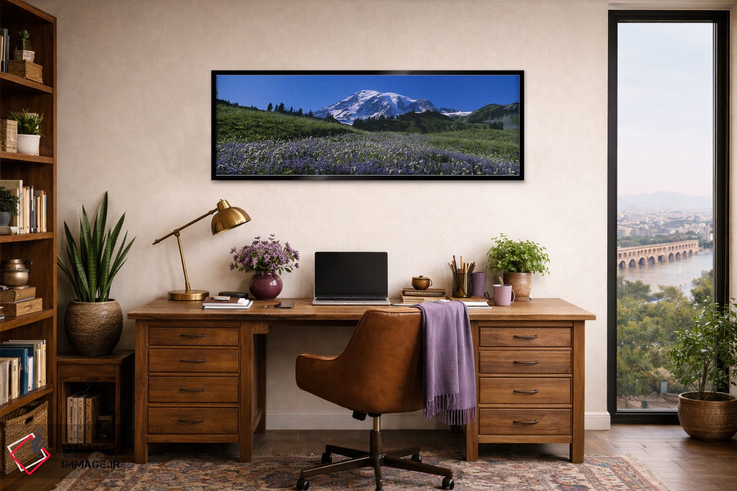 تابلو دکوراتیو Mt Rainier National Park, Washington State, USA #3,گل ه… اثر پانورامیک ایمجز - D2B