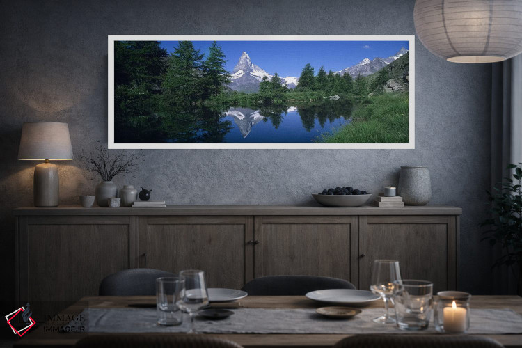 تابلو دکوراتیو Pennine Alps, Switzerland,قله ماترهورن پوشیده از برف و… اثر پانورامیک ایمجز - D3W