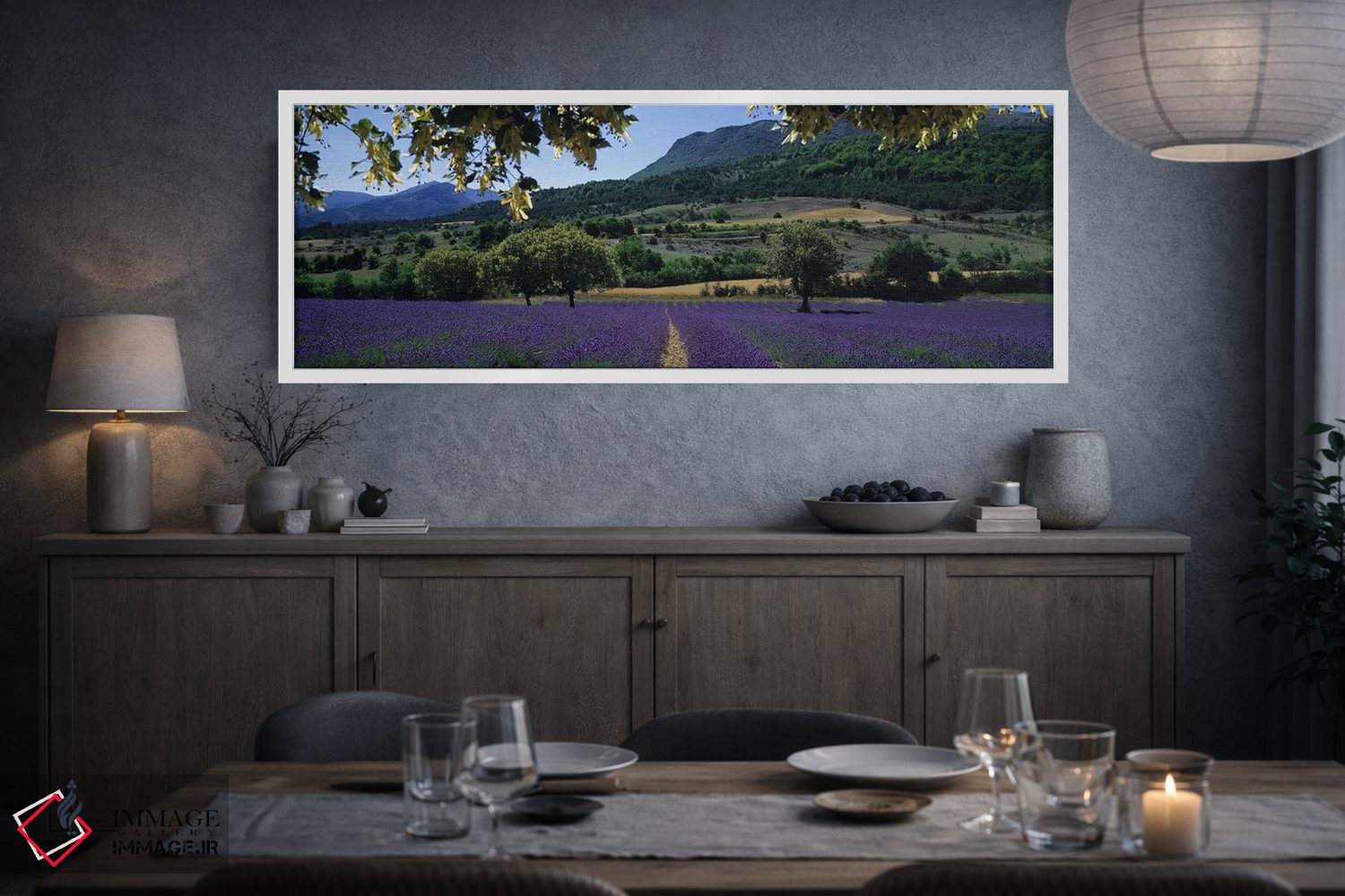 تابلو دکوراتیو Provence-Alpes-Cote d'Azur France,منظر روستایی I، پروان… اثر پانورامیک ایمجز - D3W