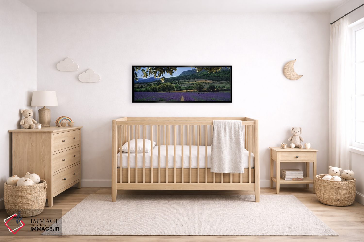 تابلو دکوراتیو Provence-Alpes-Cote d'Azur France,منظر روستایی I، پروان… اثر پانورامیک ایمجز - D5B