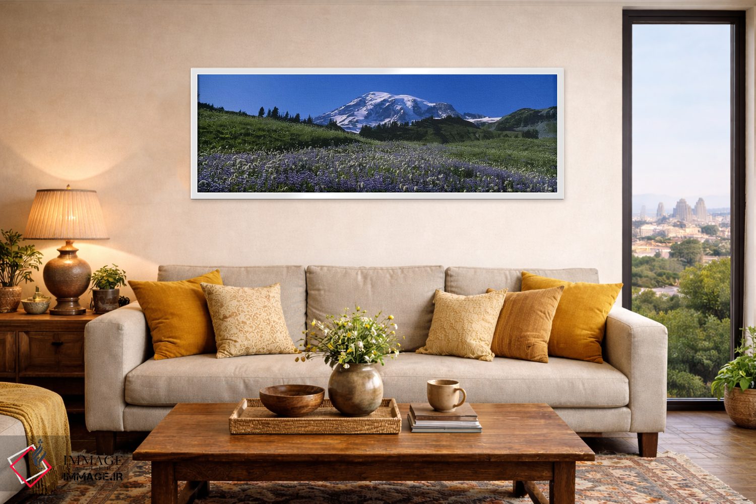تابلو دکوراتیو Mt Rainier National Park, Washington State, USA #3,گل ه… اثر پانورامیک ایمجز - D6W