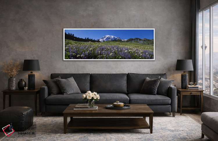 تابلو دکوراتیو Mt Rainier National Park, Washington State, USA #4,گل ه… اثر پانورامیک ایمجز - D3W