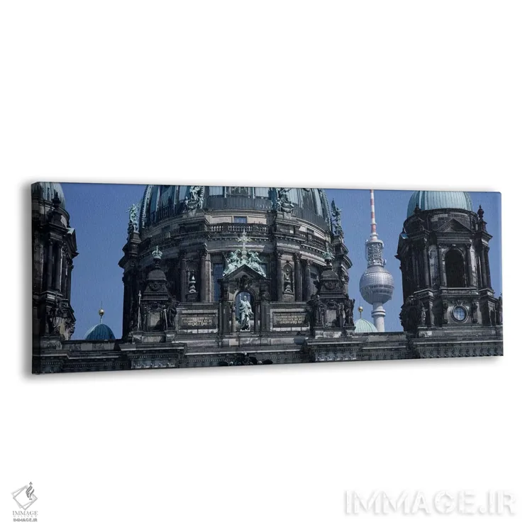 تابلو دکوراتیو Berliner Dom, with Television Tower in distance, Berlin… اثر پانورامیک ایمجز - نمای پرسپکتیو محصول