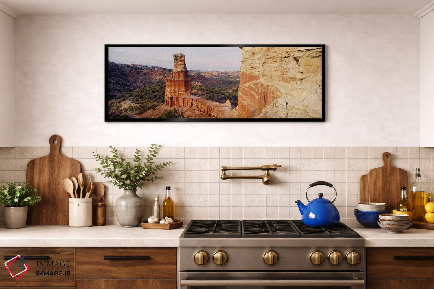 تابلو دکوراتیو Palo Duro Canyon State Park, Texas, USA,صخره فانوس دریا… اثر پانورامیک ایمجز - D2B