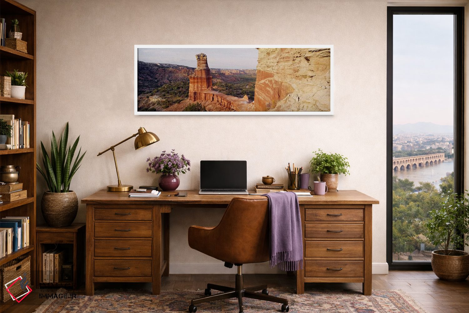 تابلو دکوراتیو Palo Duro Canyon State Park, Texas, USA,صخره فانوس دریا… اثر پانورامیک ایمجز - D1W