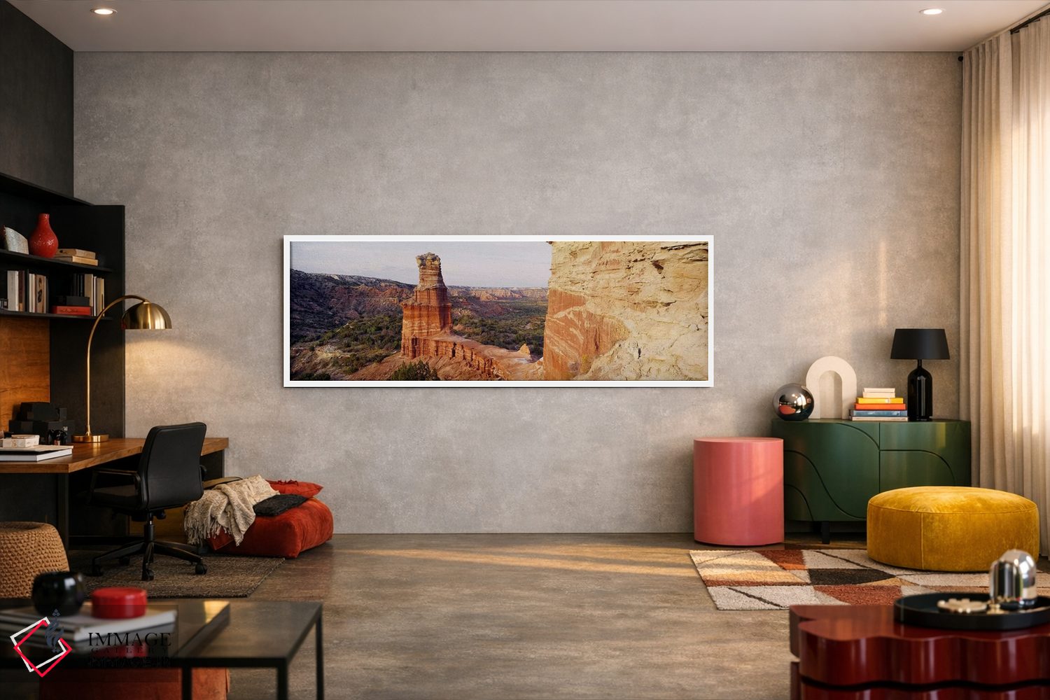 تابلو دکوراتیو Palo Duro Canyon State Park, Texas, USA,صخره فانوس دریا… اثر پانورامیک ایمجز - D4W