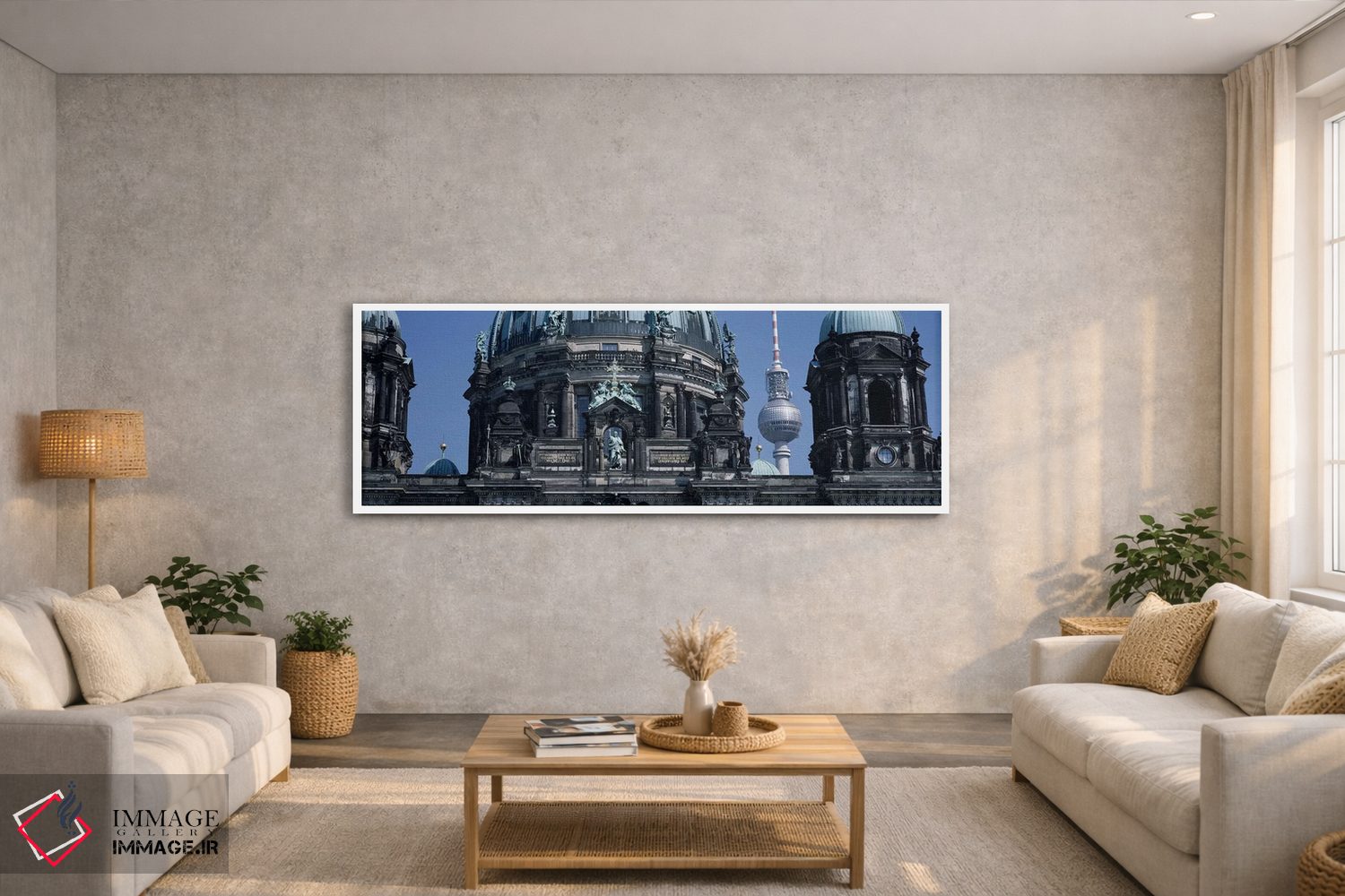 تابلو دکوراتیو Berliner Dom, with Television Tower in distance, Berlin… اثر پانورامیک ایمجز - D2W