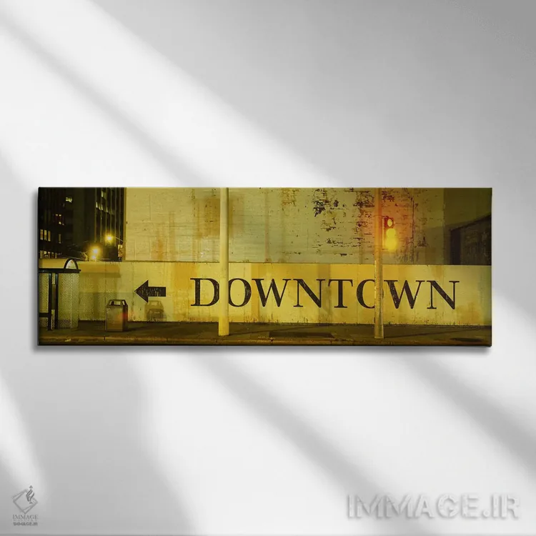 تابلو دکوراتیو San Francisco, California, USA,تابلوی مرکز شهر چاپ شده… اثر پانورامیک ایمجز - نمای روبهرو روی دیوار