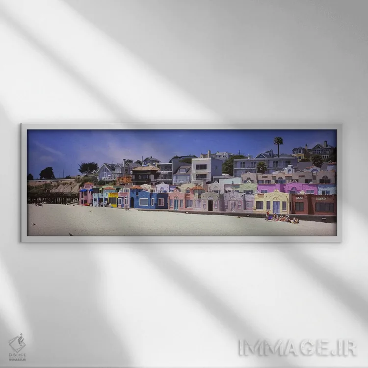 تابلو دکوراتیو Capitola, Santa Cruz County, California, USA,ونتین کورت… اثر پانورامیک ایمجز - نمای قابدار سفید