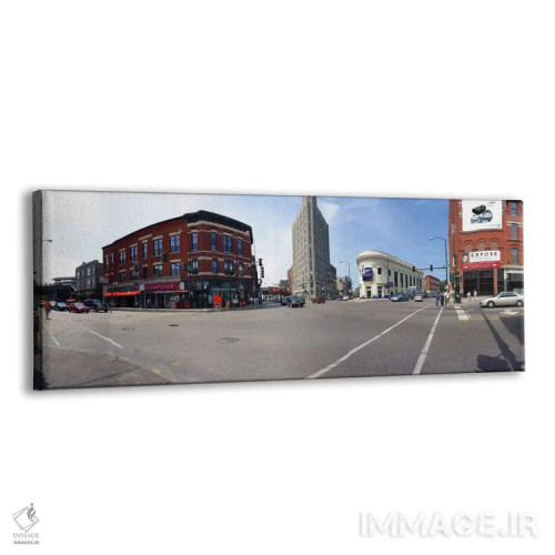 تابلو دکوراتیو Wicker Park and Bucktown, Chicago, Illinois, USA,ساختما… اثر پانورامیک ایمجز - نمای پرسپکتیو محصول