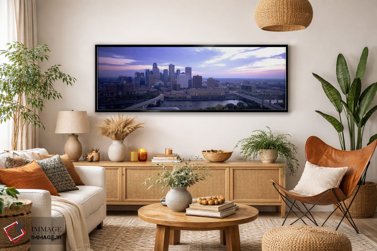 تابلو دکوراتیو Minnesota, USA,ساختمان هایی در شهر مینیاپولیس، مینه سوت… اثر پانورامیک ایمجز - D4B