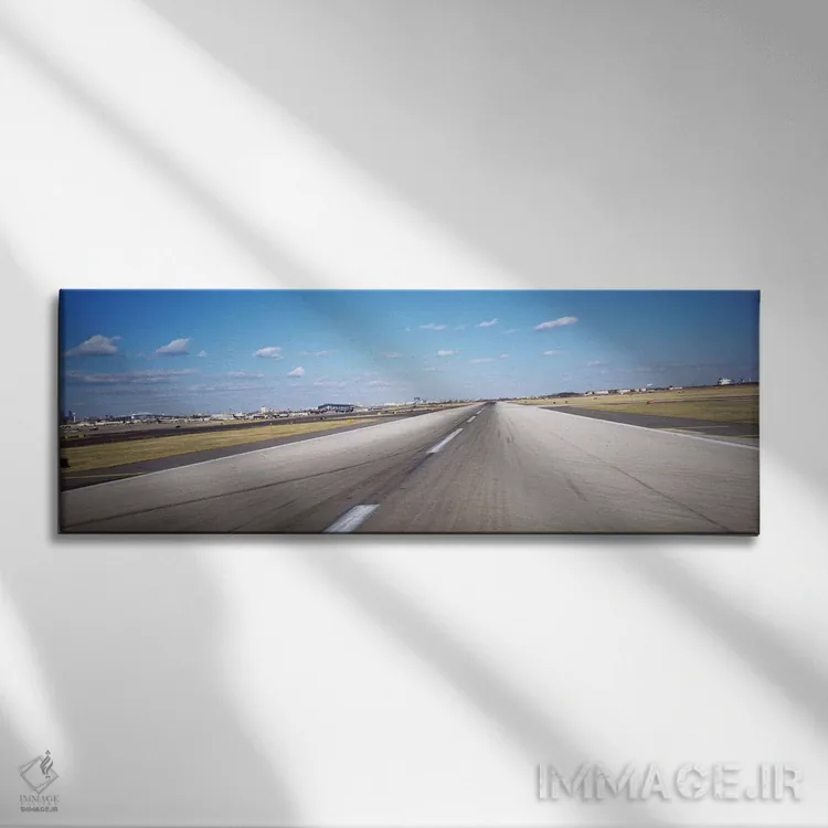 تابلو دکوراتیو Philadelphia Airport, New York State, USA,باند فرودگاه… اثر پانورامیک ایمجز - نمای روبهرو روی دیوار