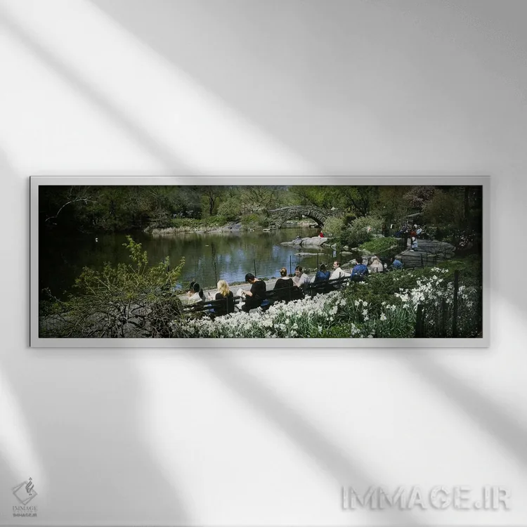 تابلو دکوراتیو Central Park, Manhattan, New York City, New York State… اثر پانورامیک ایمجز - نمای قابدار سفید