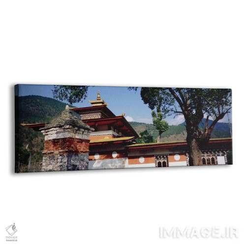 تابلو دکوراتیو Chimi Lhakhang, Punakha, Bhutan,معبد در شهر، چیمی لهاکا… اثر پانورامیک ایمجز - نمای پرسپکتیو محصول