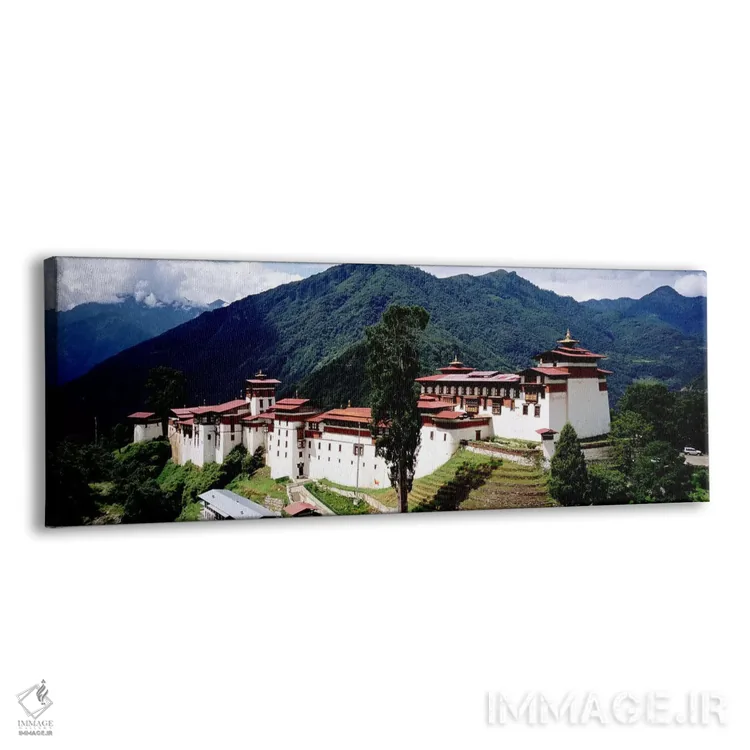 تابلو دکوراتیو Trongsar Dzong, Trongsar, Bhutan,قلعه روی کوه، ترونگسر… اثر پانورامیک ایمجز - نمای پرسپکتیو محصول