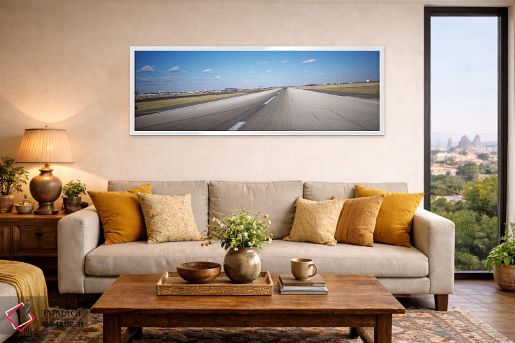 تابلو دکوراتیو Philadelphia Airport, New York State, USA,باند فرودگاه… اثر پانورامیک ایمجز - D5W