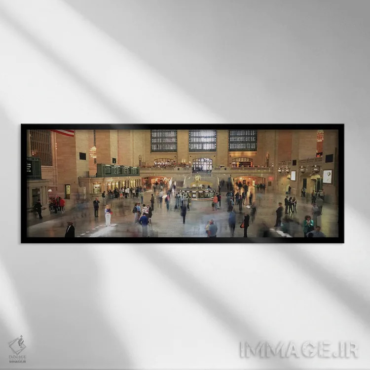 تابلو دکوراتیو Grand Central Terminal, New York City, New York, USA,رف… اثر پانورامیک ایمجز - نمای قابدار مشکی
